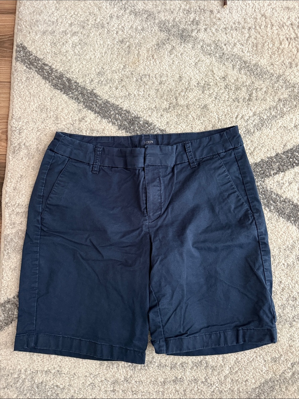 J. Crew Women's Chino Shorts - Navy Blue